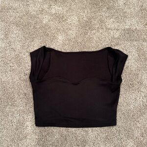 SHEIN Black Crop Top